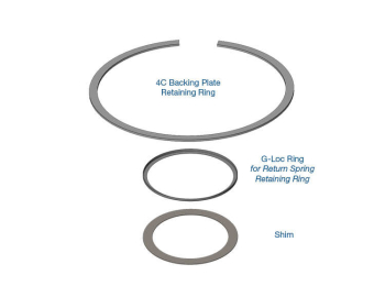Sonnax - 4C Retaining Ring & Shim Kit