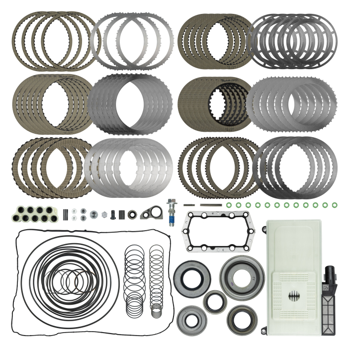 SunCoast Diesel - 10R140 CATEGORY 1 RAYBESTOS REBUILD KIT, STOCK CLUTCH COUNTS, GASKETS AND FILTER