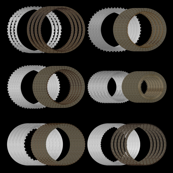 SunCoast Diesel - 10L1000 Category 0 Rebuild Kit with BorgWarner Clutches and Steels