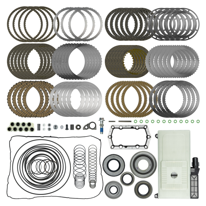SunCoast Diesel - 10R140 CATEGORY 1 BORGWARNER REBUILD KIT, STOCK CLUTCH COUNTS, GASKETS AND FILTER