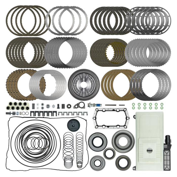 SunCoast Diesel - 10R140 CATEGORY 2 BORGWARNER REBUILD KIT WITH EXTRA CAPACITY C, D, E, & F CLUTCH PACKS