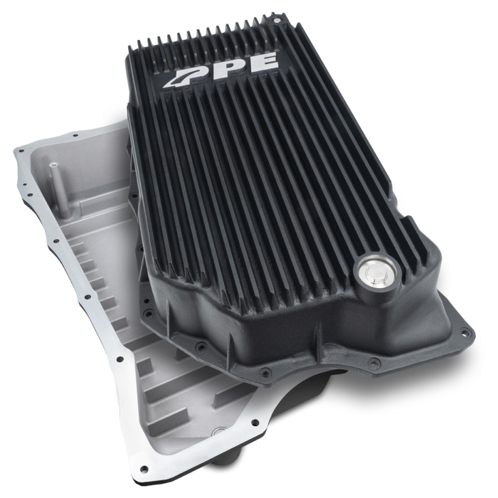 Pacific Performance Engineering - PPE 2020-2023 GM 6.6L Duramax w/ 10L1000 Transmission - Heavy-Duty Cast Deep Transmission Pan Black