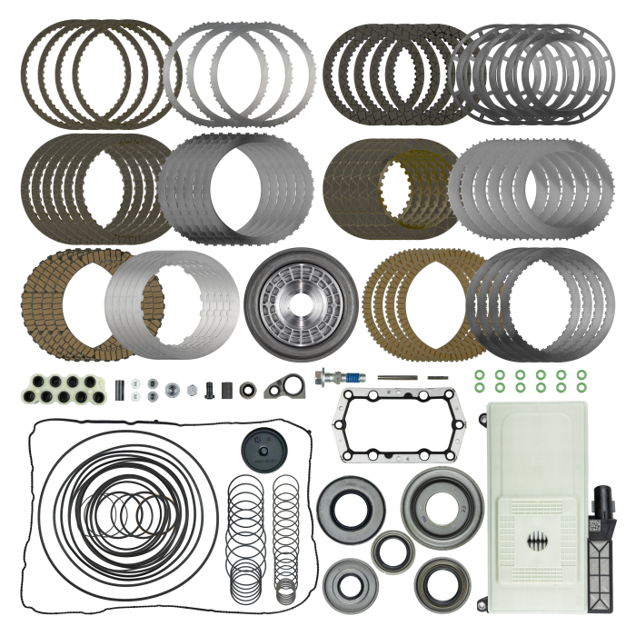 SunCoast Diesel - 10R140 CATEGORY 2 BORGWARNER REBUILD KIT WITH EXTRA CAPACITY C, D, E, & F CLUTCH PACKS