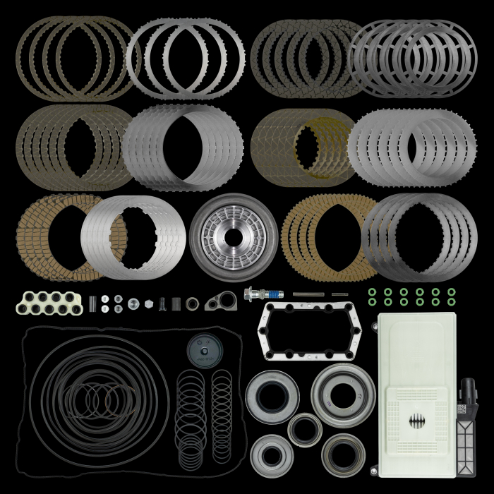 SunCoast Diesel - 10R140 CATEGORY 2 BORGWARNER REBUILD KIT WITH EXTRA CAPACITY  "E", AND "F" CLUTCH PACKS