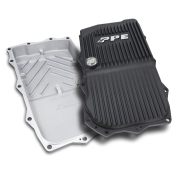 PPE 2010-2022 w/ ZF-8 Speed Heavy-Duty Cast Aluminum Transmission Pan Black