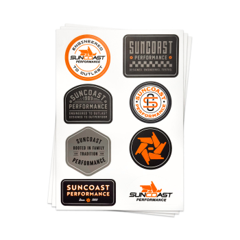 SUNCOAST LIFESTYLE STICKER SHEET